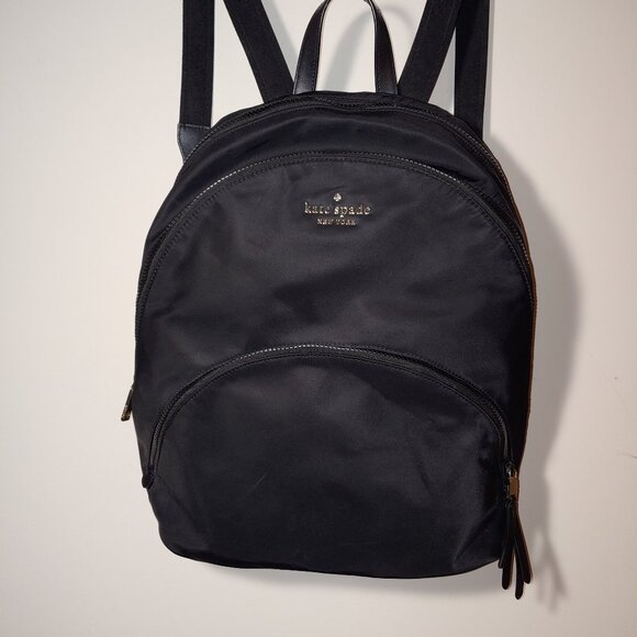 KATE SPADE Nylon Medium Backpack Black - Picture 1 of 9